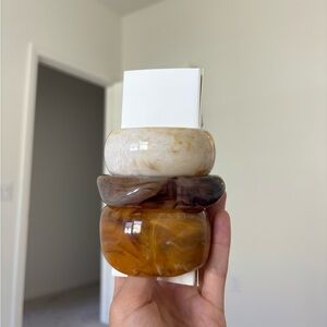 Zara Marble-Style Bangles Set